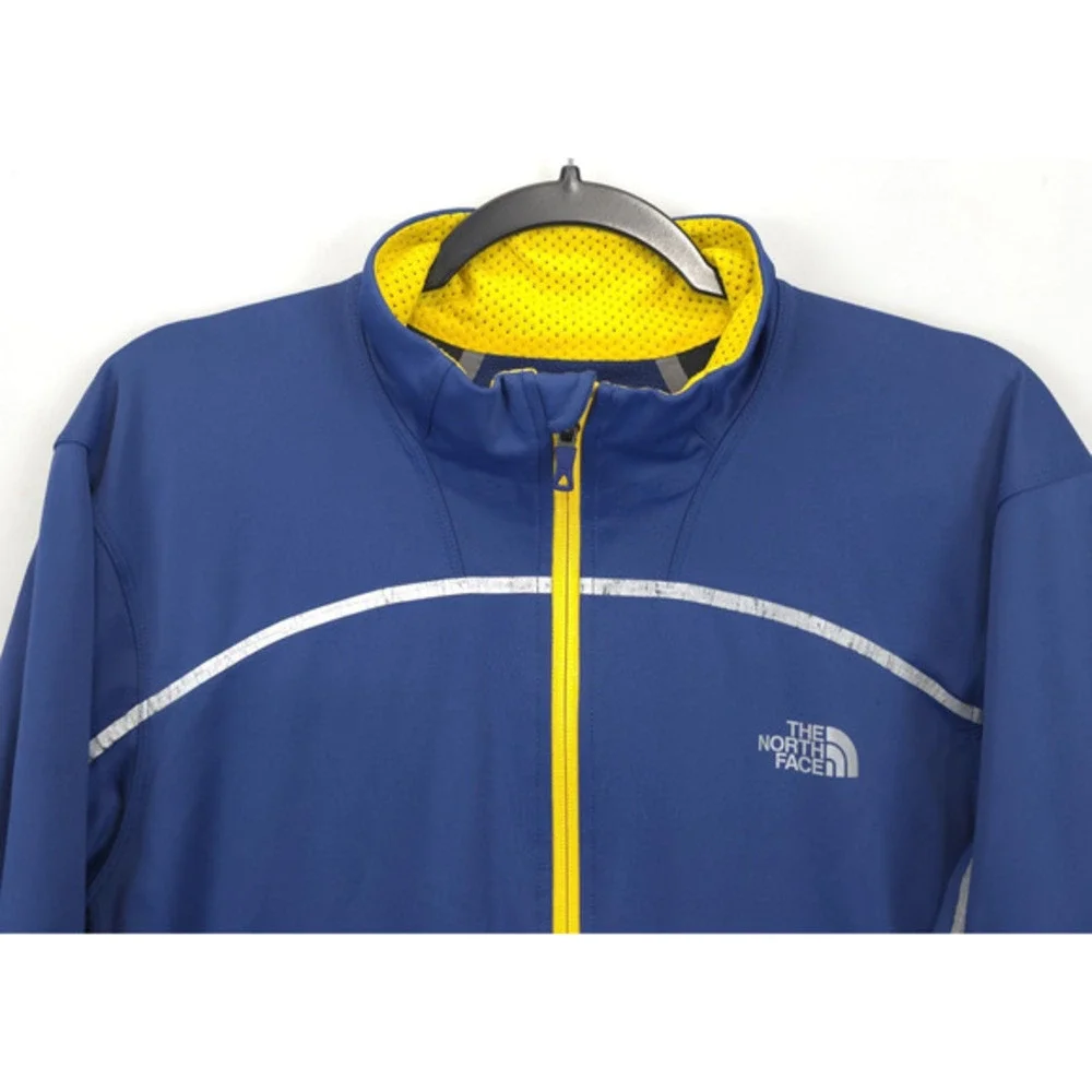 The North Face Flight Series Windstopper Jacket Reflective Men XL Blue Yellow‎